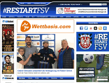 Tablet Screenshot of fsv-frankfurt.de